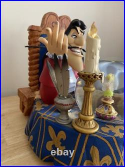 Disney Peter Pan Captain Hook withTinker Bell Musical Rare Snow Globe, Please Read Disney Peter Pan Captain Hook withTinker Bell Musical Rare Snow Globe, Please Read