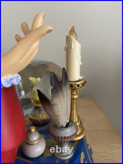 Disney Peter Pan Captain Hook withTinker Bell Musical Rare Snow Globe, Please Read Disney Peter Pan Captain Hook withTinker Bell Musical Rare Snow Globe, Please Read