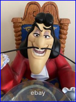Disney Peter Pan Captain Hook withTinker Bell Musical Rare Snow Globe, Please Read Disney Peter Pan Captain Hook withTinker Bell Musical Rare Snow Globe, Please Read
