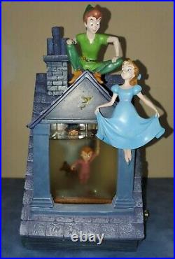 Disney Peter Pan Darling House Musical Snowglobe Blower Lights