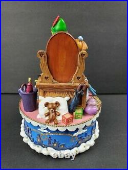 Disney Peter Pan Shadow Music Box Vintage Wendy Tinkerbell You Can Fly RARE HTF