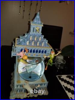 Disney Peter Pan Snow Globe You Can Fly Big Ben Clock Tower Description