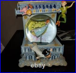 Disney Peter Pan Snow Globe You Can Fly Big Ben Clock Tower Description