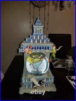 Disney Peter Pan Snow Globe You Can Fly Big Ben Clock Tower Description