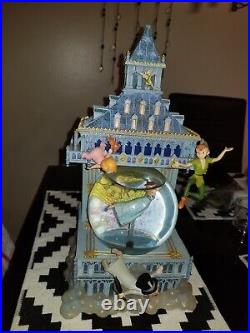 Disney Peter Pan Snow Globe You Can Fly Big Ben Clock Tower Description
