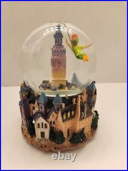 Disney Peter Pan Sound AND Motion Water Globe 50 Years Special Edition Flying