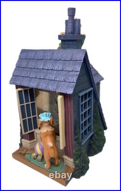 Disney Peter Pan You Can Fly Darling House Snow Globe Music Light Pump Working