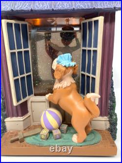 Disney Peter Pan You Can Fly Darling House Snow Globe Music Light Pump Working
