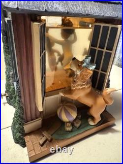 Disney Peter Pan You Can Fly Darling House Snow Globe Music VERY RARE