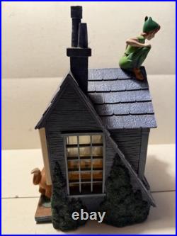 Disney Peter Pan You Can Fly Darling House Snow Globe Music VERY RARE