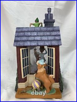 Disney Peter Pan You Can Fly Darling House Snow Music Globe Lights MUST READ