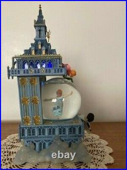 Disney Peter Pan with Big Ben Musical Snow Globe with Lights