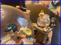 Disney Pinocchio Gepetto's Workshop Scene Snow Globe/ Music Box Does Not Work