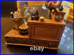 Disney Pinocchio Gepetto's Workshop Scene Snow Globe/ Music Box Does Not Work