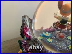 Disney Pinocchio Snowglobe Under Water, Under The Sea Music Box Brahms Lullaby