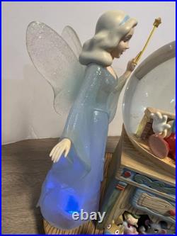 Disney Pinocchio & The Blue Fairy Snow Globe Working No Box Disney Pinocchio & The Blue Fairy Snow Globe Working No Box