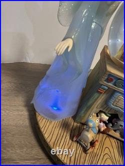 Disney Pinocchio & The Blue Fairy Snow Globe Working No Box Disney Pinocchio & The Blue Fairy Snow Globe Working No Box