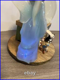 Disney Pinocchio & The Blue Fairy Snow Globe Working No Box Disney Pinocchio & The Blue Fairy Snow Globe Working No Box