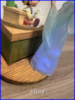 Disney Pinocchio & The Blue Fairy Snow Globe Working No Box Disney Pinocchio & The Blue Fairy Snow Globe Working No Box