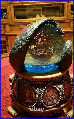 Disney Pirates Of The Caribbean Large Snowglobe #96245