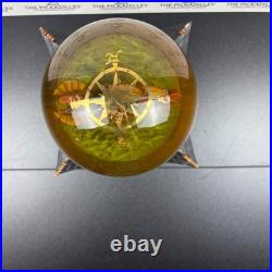 Disney Pirates of the Caribbean At World's End Pirate Ship Snow Globe with Box