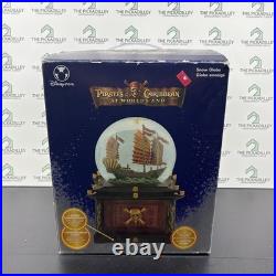 Disney Pirates of the Caribbean At World's End Pirate Ship Snow Globe with Box
