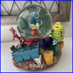 Disney Pixar A Bugs Life Snow Globe Music Box Waterglobe Retired Rare
