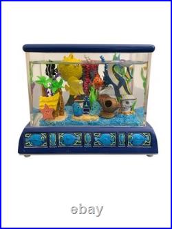 Disney Pixar Finding Nemo Aquarium Fish Tank Snow Globe Music Box