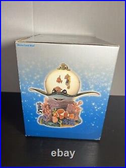 Disney Pixar Finding Nemo Over The Waves Coral Reef Mr Ray Snow Globe VIDEO Read