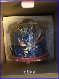 Disney Pixar Incredibles Snow Globe Whole Family In Action New In Box