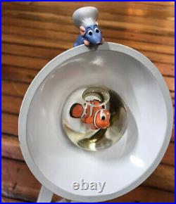 Disney Pixar Luxo Snow Globe. Cars Nemo Monsters Inc Ratatouille. Lamp Light