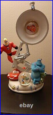 Disney Pixar RARE Lamp Snowglobe Monsters Toy Story Cars Nemo Ratatouille