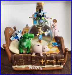 Disney Pixar Toy Story Andy's Bed Musical Snow Globe Ultra Rare In Perfect Shape