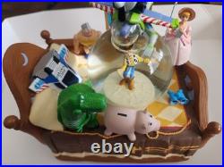 Disney Pixar Toy Story Andy's Bed Musical Snow Globe Ultra Rare In Perfect Shape