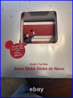 Disney Pixar Toy Story Andy's Bed Musical Snow Globe Ultra Rare In Perfect Shape