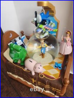 Disney Pixar Toy Story Andy's Bed Musical Snow Globe Ultra Rare In Perfect Shape