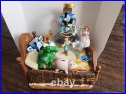 Disney Pixar Toy Story Andy's Bed Musical Snow Globe Ultra Rare In Perfect Shape