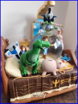 Disney Pixar Toy Story Andy's Bed Musical Snow Globe Ultra Rare In Perfect Shape
