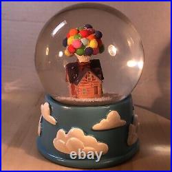Disney Pixar Up Carl & Ellie's Balloon House Snow Globe Snowglobe No Box