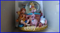Disney Poo & Christopher Musical Snowglobe Never Used 1990 Collector Edition Disney Poo & Christopher Musical Snowglobe Never Used 1990 Collector Edition
