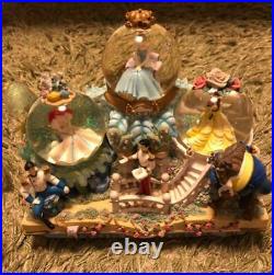 Disney Princess Ariel Cinderella Bell Snow Globe With Music Box And Lights F/s