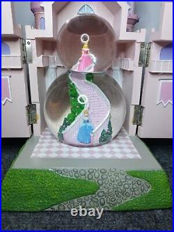 Disney Princess Castle Staircase Snow globe Disney Cinderella RARE