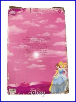 Disney Princess Clock Tower Castle Lighted Snow Globe OPEN BOX NEW