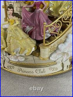 Disney Princess Club The Happiest Celebration On Earth Music Box Snow Globe