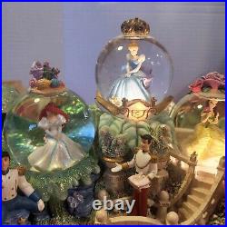 Disney Princess FairyTales Snow Globe Share a Dream A Come True Parade Snowglobe