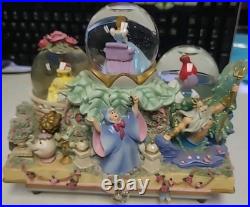 Disney Princess Fairy Tales Musical Snow Globe Share a Dream is Wish Heart Makes