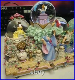 Disney Princess Fairy Tales Musical Snow Globe Share a Dream is Wish Heart Makes