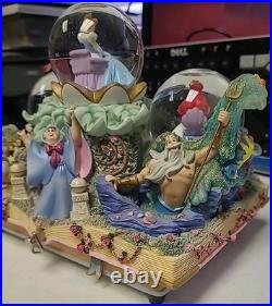 Disney Princess Fairy Tales Musical Snow Globe Share a Dream is Wish Heart Makes