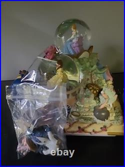 Disney Princess Fairy Tales Musical Snow Globe Share a Dream is Wish Heart Makes