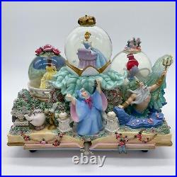 Disney Princess Fairy Tales Snow Globe Share a Dream A Wish Heart Makes READ